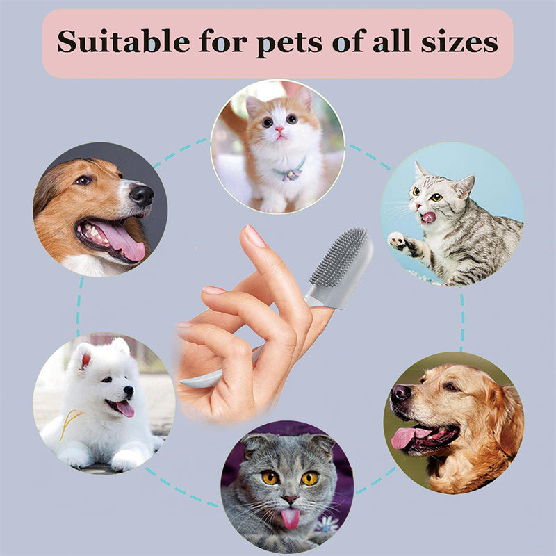 Pet Finger Toothbrush – Gentle Silicone Dental Care for Dogs & Cats