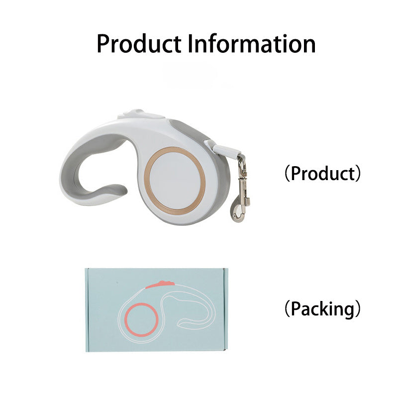 Automatic Explore Retractable Dog Leash – Flexible Traction Rope for Small & Medium Pets